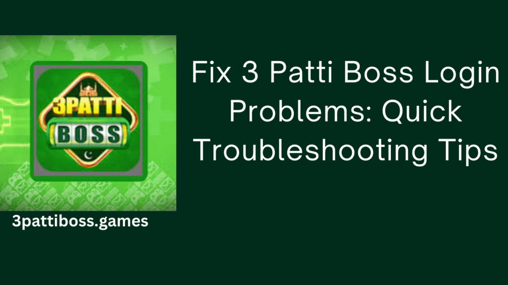 3 Patti Boss Login